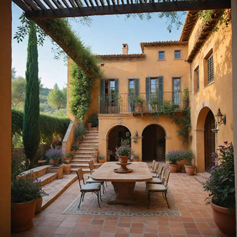 A serene tuscan mansion retreat for refined Mediterranean style stays