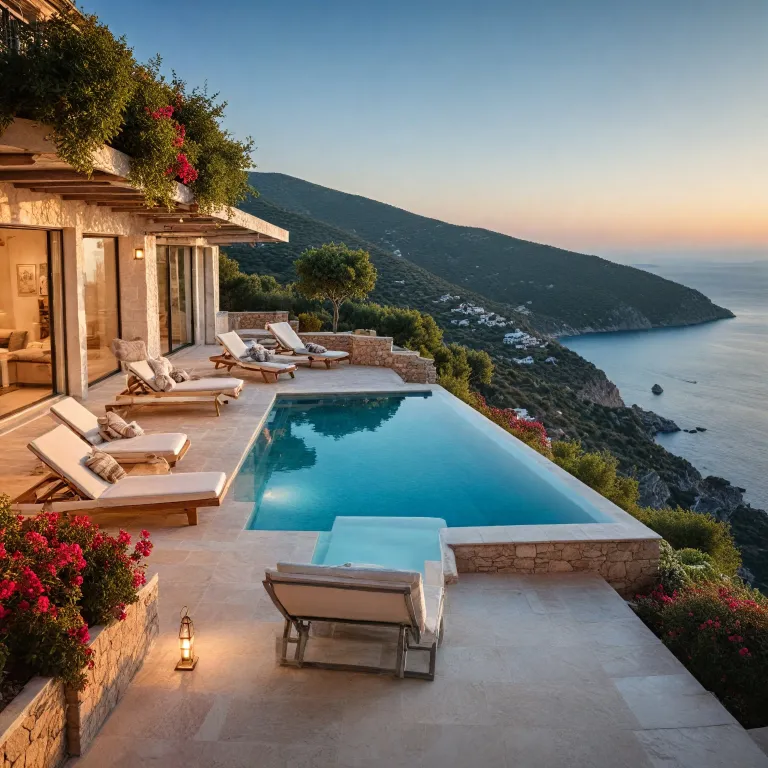 Villa Meris in Kalkan: an intimate luxury villa escape with heated pools and sea views